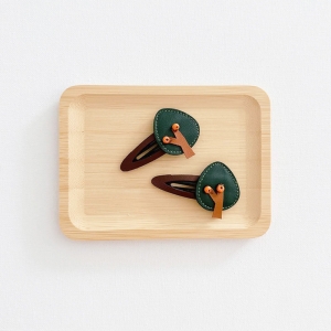Girl Hair Clip Tree Christmas Pair (GHP6372)